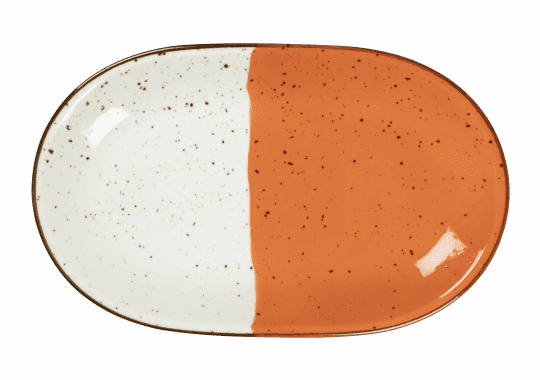 Assiette ovale sans aile - 162075 - 32x20 cm