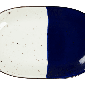Assiette ovale sans aile - 162065 - 32x20 cm